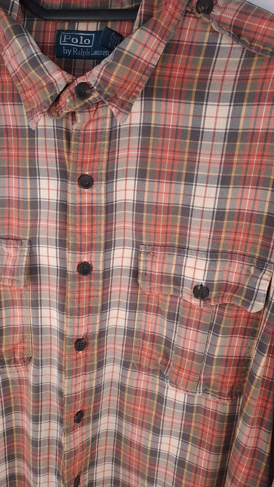 Camisa de cuadros de manga larga / Polo Ralph Lauren / Talla XL / Hombre / Vintage – photo 10